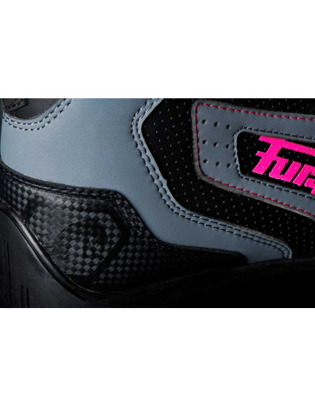 Baskets Femme Furygan V4 EASY D3O VENTED LADY - Noir Rose
