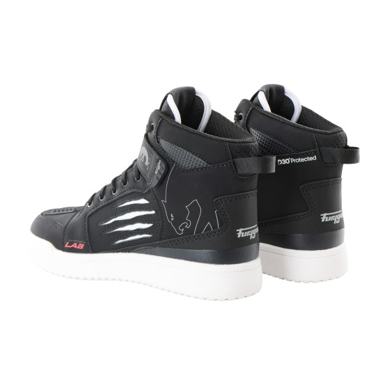 Baskets Furygan TARMAC D3O - Noir Blanc