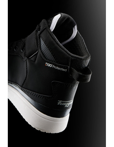Baskets Furygan TARMAC D3O - Noir Blanc
