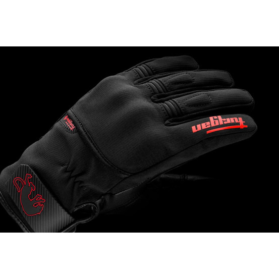 Gants Furygan JET ALL SEASONS D3O EVO - Noir Rouge