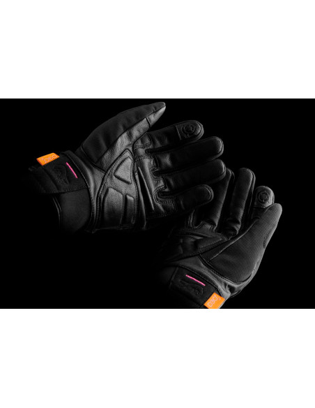 Gants Femme Furygan JET LADY ALL SEASONS D3O EVO - Noir Rose
