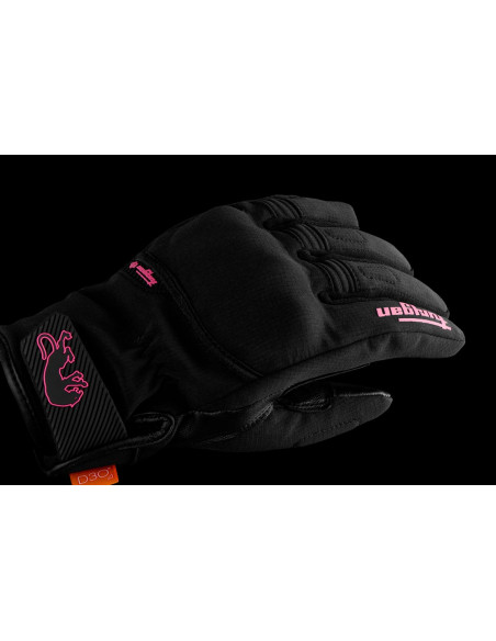 Gants Femme Furygan JET LADY ALL SEASONS D3O EVO - Noir Rose