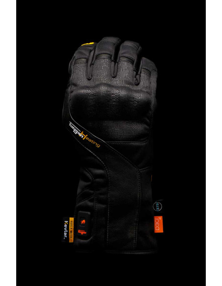 Gants chauffants Femme Furygan HEAT X KEVLAR - Noir