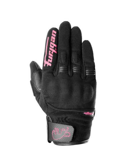 Gants Femme Furygan JET LADY D3O EVO - Noir Rose
