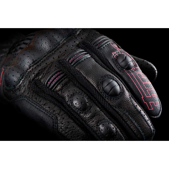 Gants Femme Furygan TD AIR LADY - Noir Blanc Rose