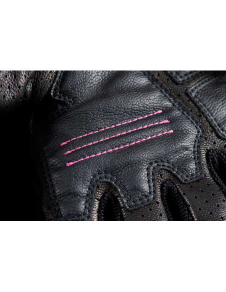 Gants Femme Furygan TD AIR LADY - Noir Blanc Rose