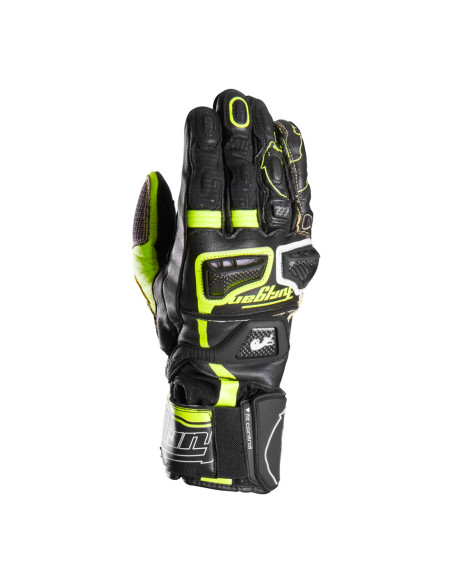 Gants Furygan STYG20 X KEVLAR - Noir Jaune Fluo Blanc