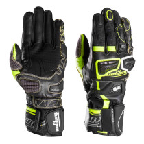 Gants Furygan STYG20 X KEVLAR - Noir Jaune Fluo Blanc 2