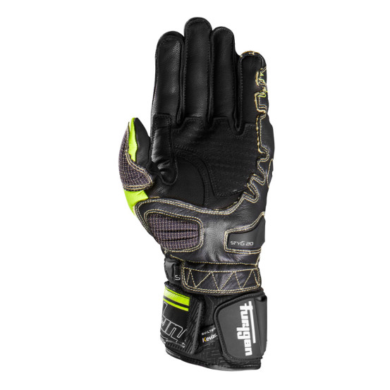 Gants Furygan STYG20 X KEVLAR - Noir Jaune Fluo Blanc