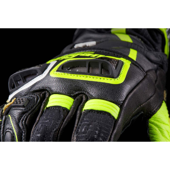 Gants Furygan STYG20 X KEVLAR - Noir Jaune Fluo Blanc