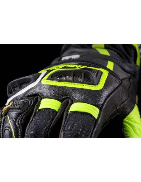 Gants Furygan STYG20 X KEVLAR - Noir Jaune Fluo Blanc