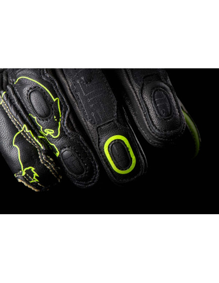 Gants Furygan STYG20 X KEVLAR - Noir Jaune Fluo Blanc