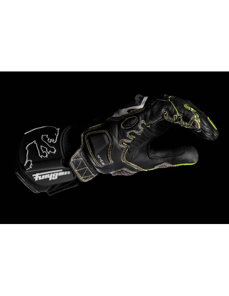 Gants Furygan STYG20 X KEVLAR - Noir Jaune Fluo Blanc