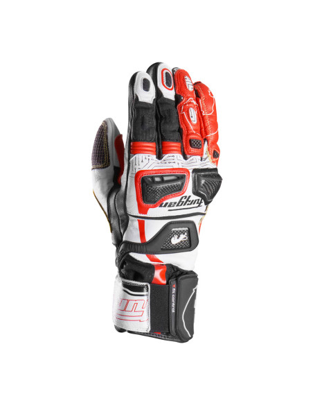 Gants Furygan STYG20 X KEVLAR - Noir Blanc Rouge