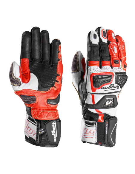 Gants Furygan STYG20 X KEVLAR - Noir Blanc Rouge