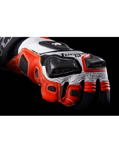 Gants Furygan STYG20 X KEVLAR - Noir Blanc Rouge