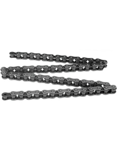 Chaine transmission moto DID 530 VX3 Noir/Noir super renforcée joints toriques Xring a riveter