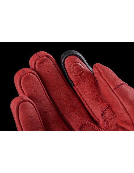 Gants Femme Furygan TD VINTAGE LADY D3O - Bordeaux