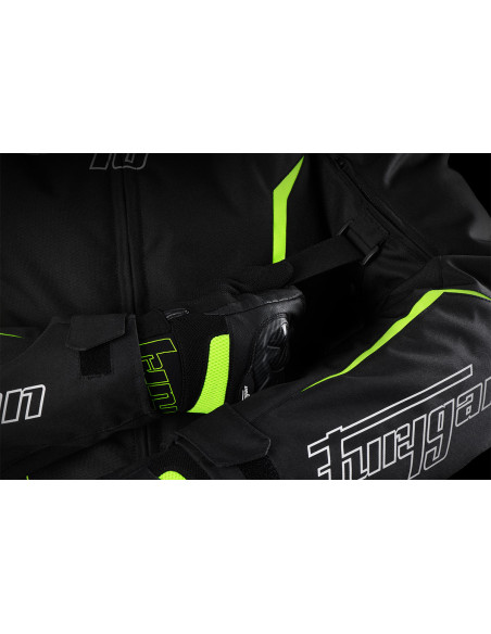 Gants Furygan GALAX EVO - Noir Jaune Fluo