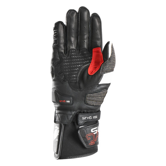 Gants Furygan STYG15 - Noir Blanc Rouge