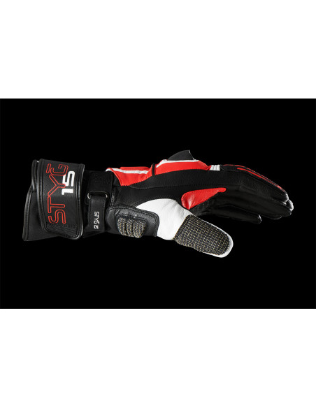 Gants Furygan STYG15 - Noir Blanc Rouge