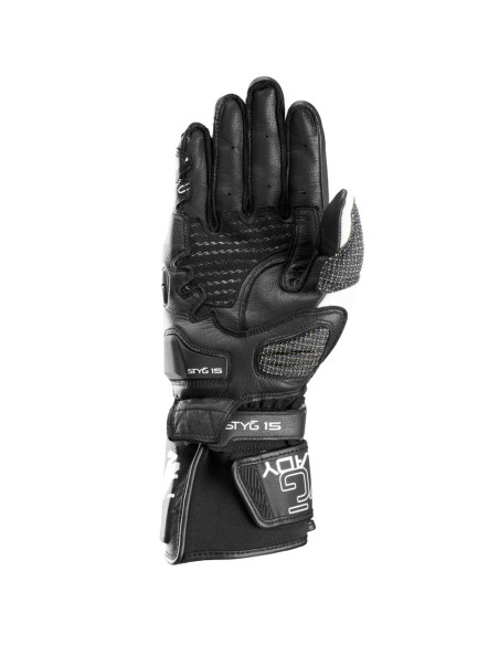 Gants Femme Furygan STYG15 LADY - Noir Blanc
