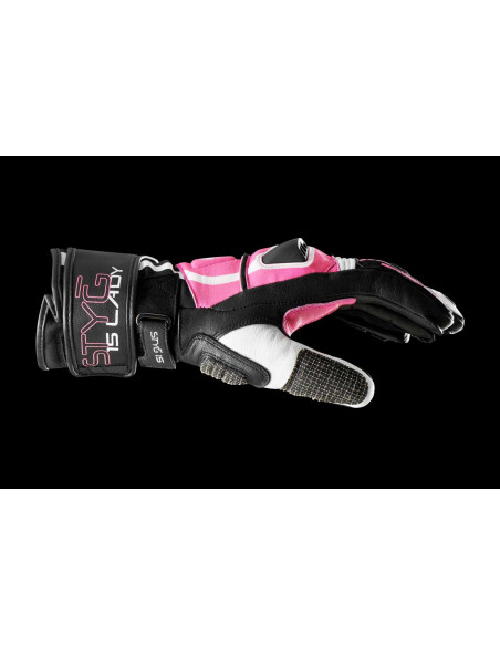 Gants Femme Furygan STYG15 LADY - Noir Rose