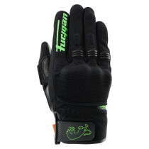 Gants Furygan JET D3O EVO - Noir Vert Fluo