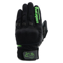 Gants Furygan JET D3O EVO - Noir Vert Fluo 2