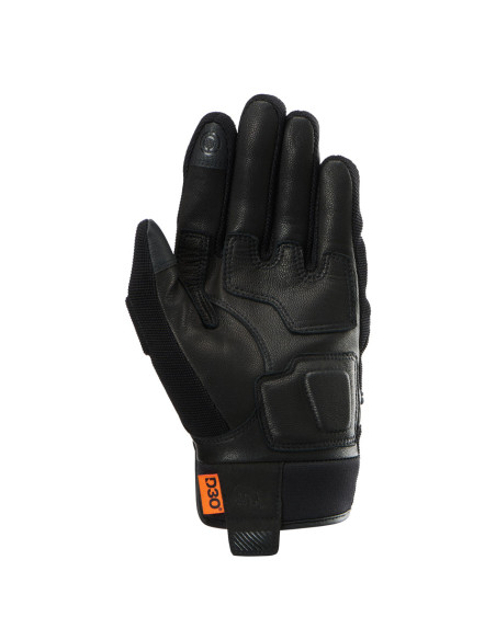 Gants Furygan JET D3O EVO - Noir Vert Fluo