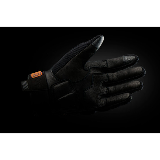 Gants Furygan JET D3O EVO - Noir Vert Fluo