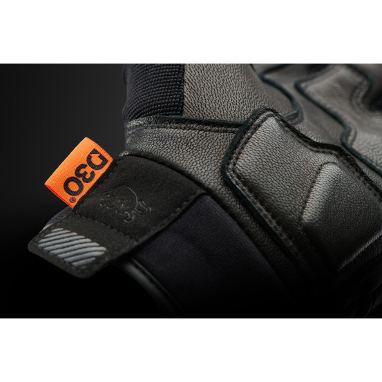Gants Furygan JET D3O EVO - Noir Vert Fluo
