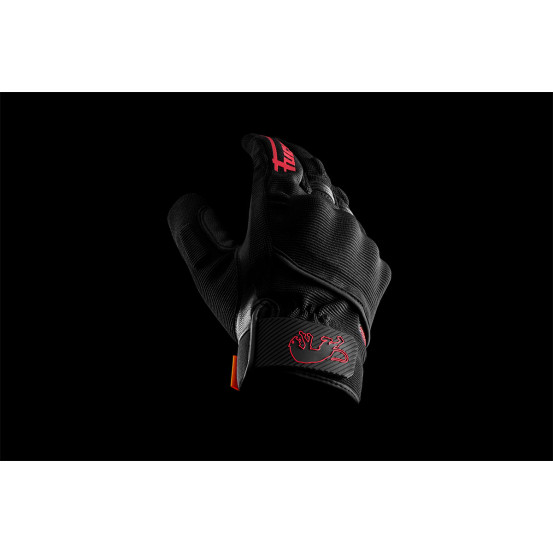 Gants Furygan JET D3O EVO - Noir Rouge