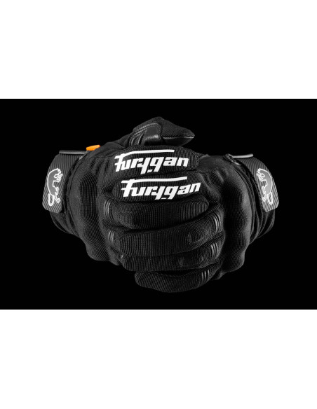 Gants Furygan JET D3O EVO - Noir Blanc