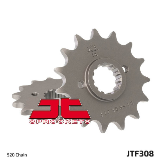 Pignon acier JT - Pas 520 - APRILIA HONDA YAMAHA 650 à 650cc
