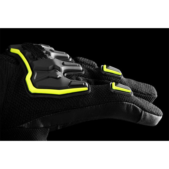 Gants Furygan SHADE - Noir Jaune Fluo