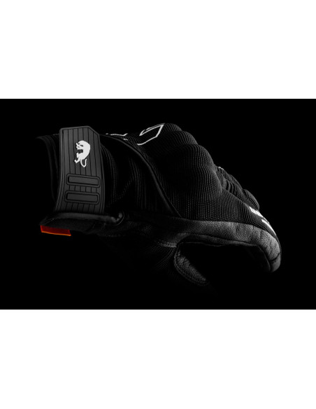 Gants Furygan JET NEON D3O - Noir Blanc