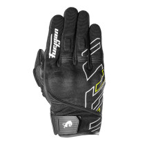 Gants Furygan JET NEON D3O - Noir Blanc Jaune Fluo