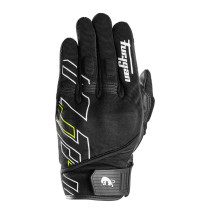 Gants Furygan JET NEON D3O - Noir Blanc Jaune Fluo 2