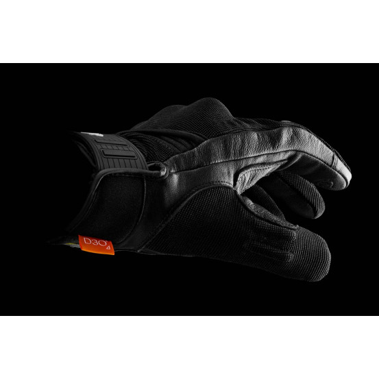 Gants Furygan JET NEON D3O - Noir Blanc Jaune Fluo