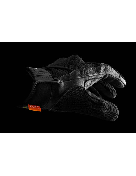Gants Furygan JET NEON D3O - Noir Blanc Jaune Fluo