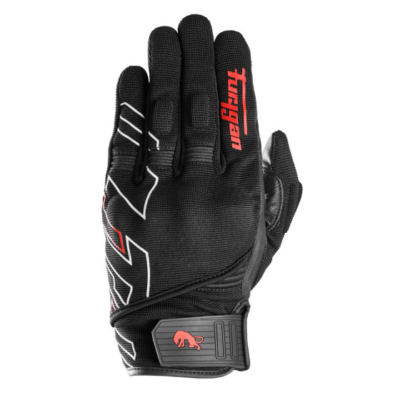 Gants Furygan JET NEON D3O - Noir Blanc Rouge