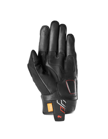 Gants Furygan JET NEON D3O - Noir Blanc Rouge