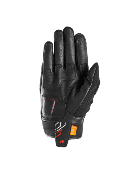 Gants Furygan JET NEON D3O - Noir Blanc Rouge