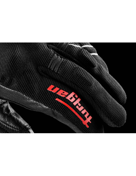 Gants Furygan JET NEON D3O - Noir Blanc Rouge