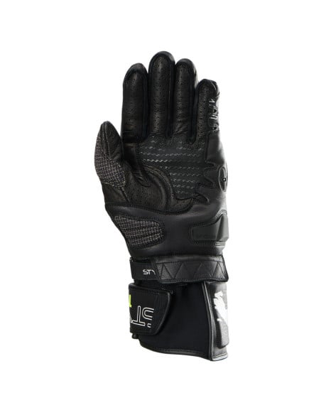 Gants Furygan STYG15 VENTED - Noir Blanc Jaune Fluo