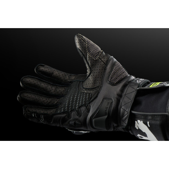 Gants Furygan STYG15 VENTED - Noir Blanc Jaune Fluo