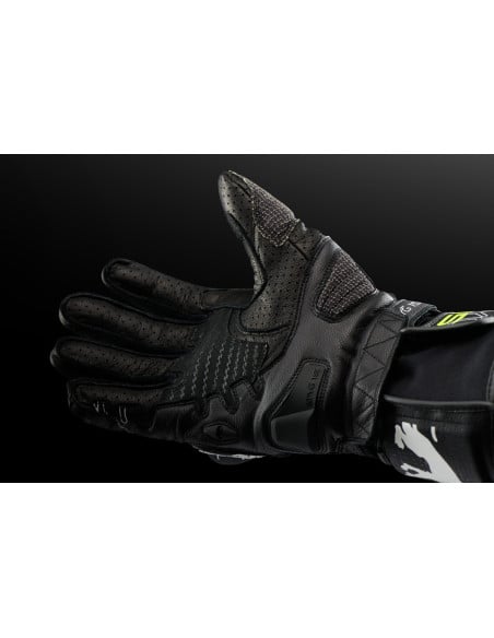Gants Furygan STYG15 VENTED - Noir Blanc Jaune Fluo