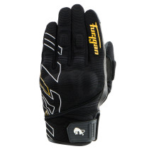 Gants Femme Furygan JET NEON D3O LADY - Noir Blanc Or 2