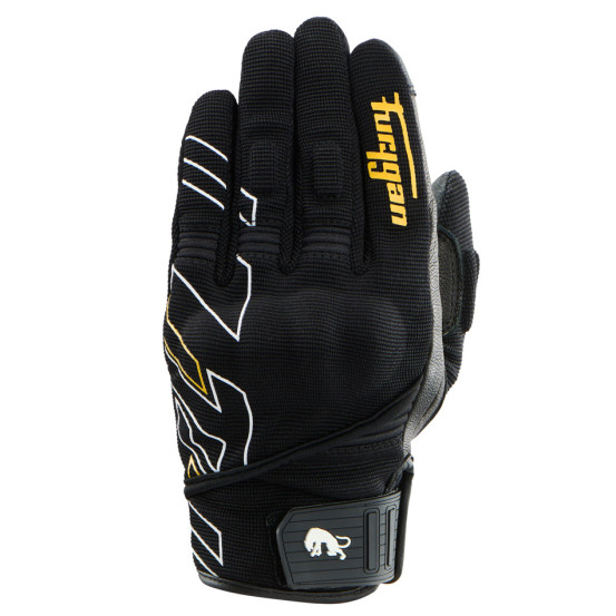 Gants Femme Furygan JET NEON D3O LADY - Noir Blanc Or